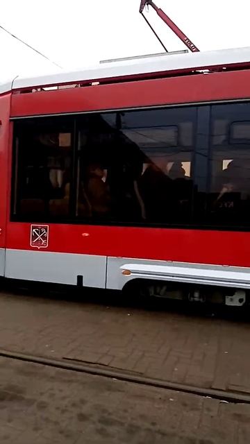 Трамвай 0202 по 100 маршруту "Богатырь" |Санкт-Петербург смотреть онлайн