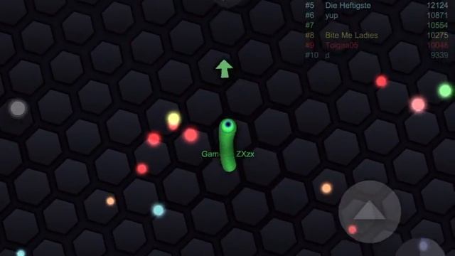 Играю в slither.io с другом смотреть онлайн