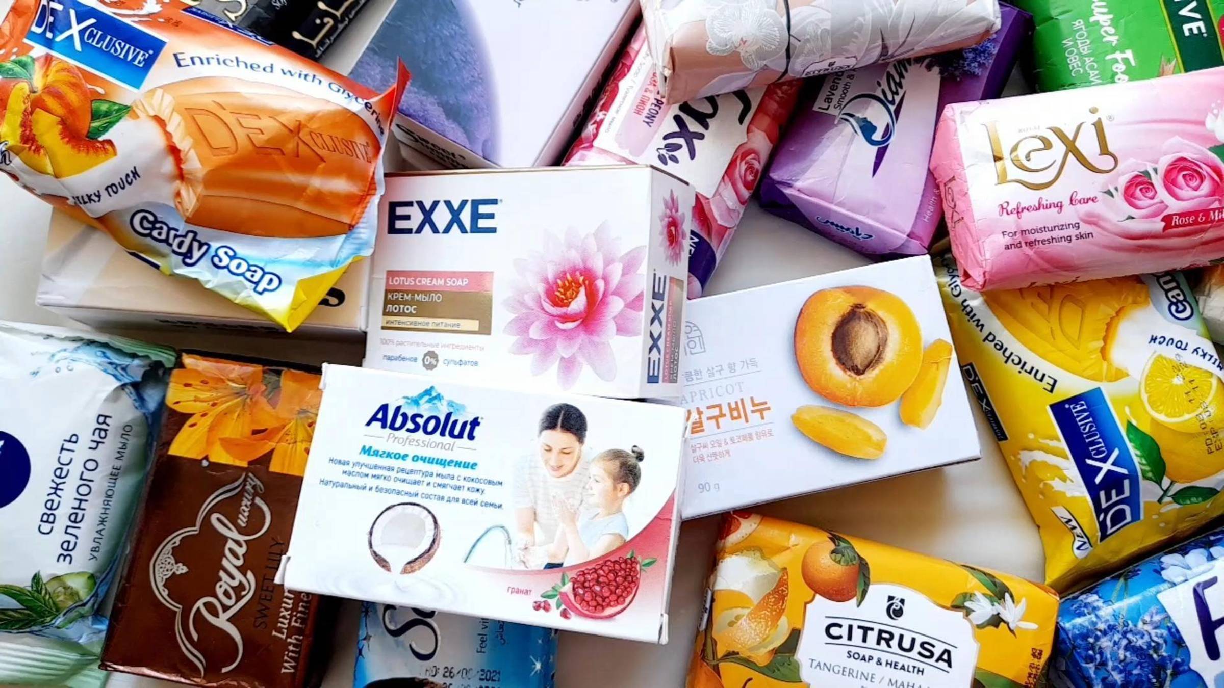 АСМР расслабляющее видео . Распаковка мыла, приятные звуки.