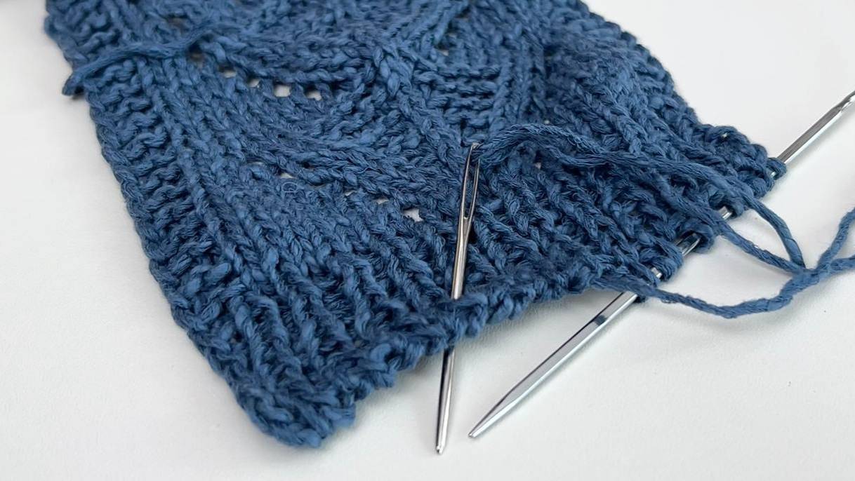 Закрытие резинки 1х1 - МК от интернет-магазина пряжи Knitted-story-shop.ru смотреть онлайн