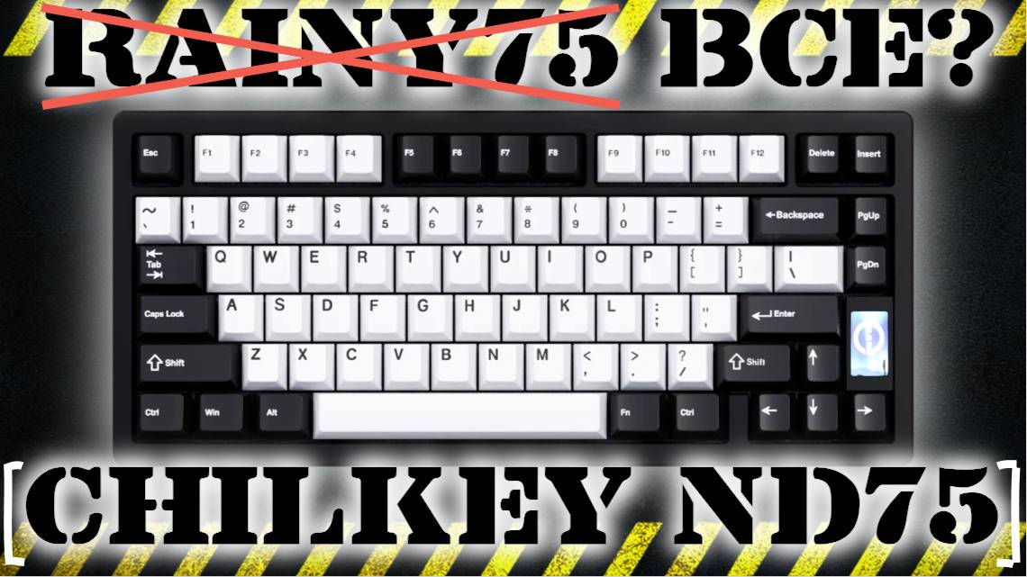 RAINY75 УЖЕ НЕ ТОРТ? Chilkey ND75 лучше Rainy75 и Bridge75? Обзор механической клавиатуры ND75 смотреть онлайн