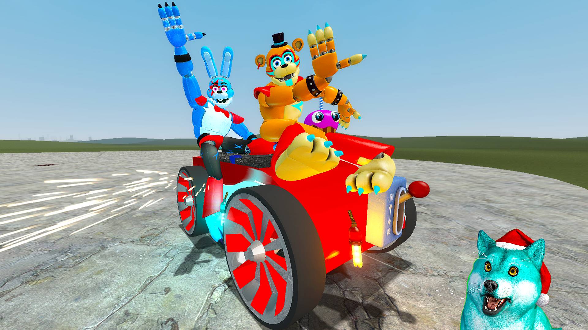 Построил машину для фнаф 9 аниматроников в гаррис мод! fnaf garry's mod смотреть онлайн