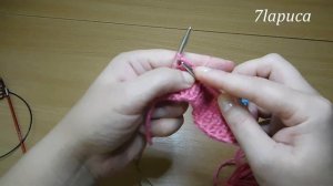 Укороченные ряды спицами - это просто! Субтитры! Вязан?