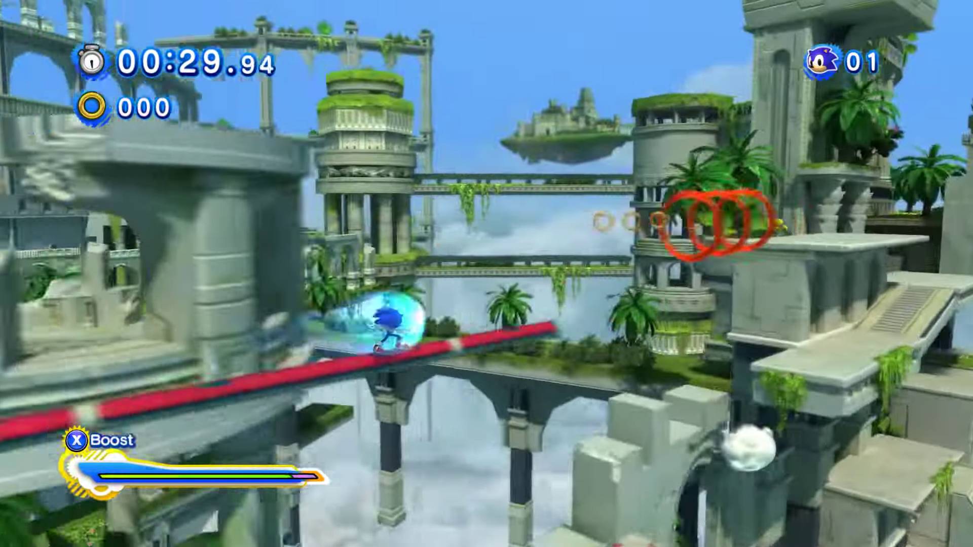 Sonic Generations - Sky Sanctuary Act 2 - Скоростное прохождение (Мировой рекорд) (speedrun) [1080p] смотреть онлайн