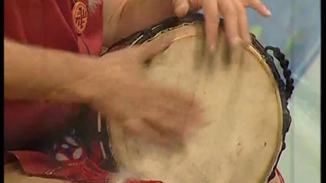 Этнические барабаны Вертикальный поток & сантур на ТВК