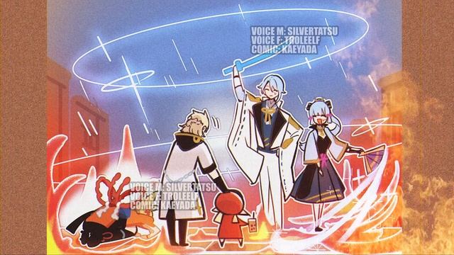 ИСКРЫ вдохновения! [Genshin Impact #32] [SilverTatsu] - Rus Comics Dub