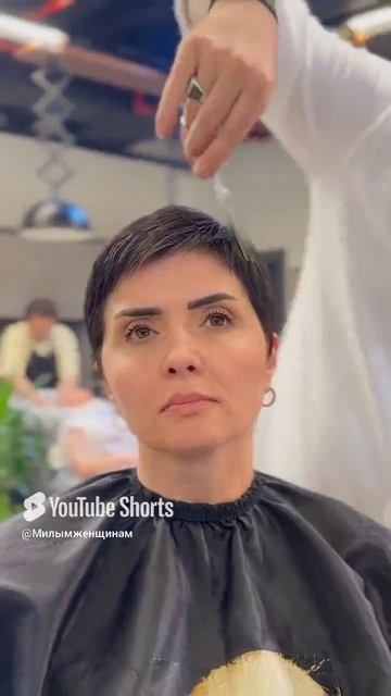 Короткая стрижка Пикси после 50 лет смотреть онлайн