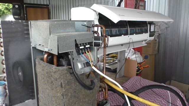 Перевод DAIKIN на R22 #split System Daikin #大金分体系统