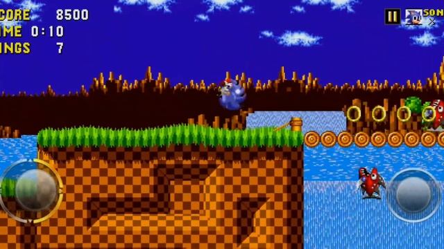 Соник 1 на телефоне