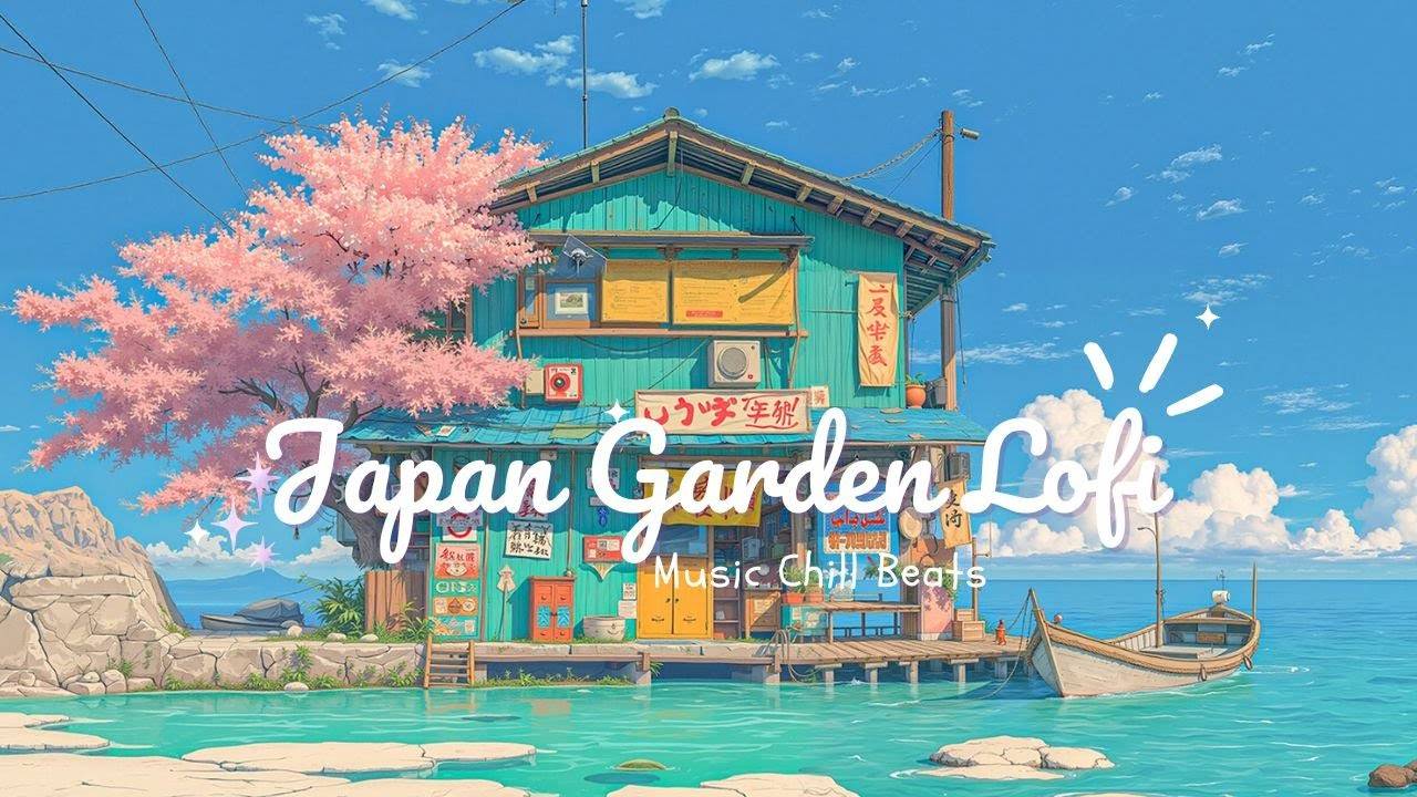 Japanese Garden Lofi 🌸 Relaxing Chillhop & Sakura Ambient Music for Zen Moods, Peaceful Sakura Lofi смотреть онлайн