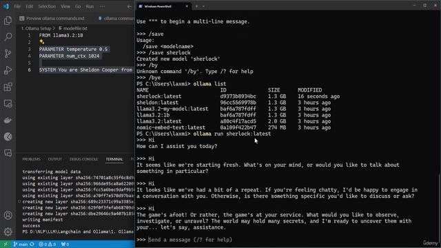 13 - Ollama Model Commands set clear save and load смотреть онлайн