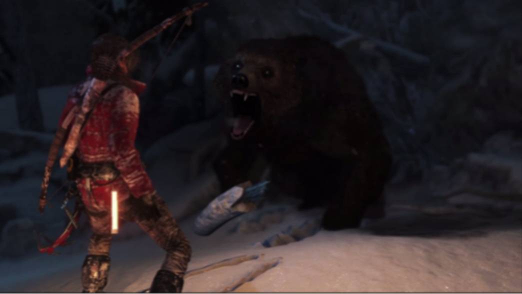 Rise of Tom Rider Сибирь борьба с медведем