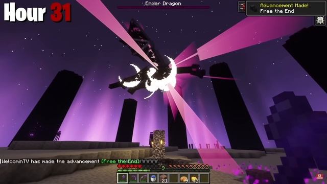 Я прожил 50 часов на ОДНОМ ЛАКИ БЛОКЕ в Майнкрафт смотреть онлайн