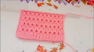 Очень симпатичный узор спицами.