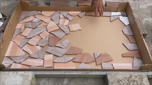 Сделали бетонную столешницу для старого столика смотреть онлайн