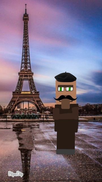 я в Париже #ai #житель #memes #minecraft #paris #villager #майнкрафт #пар