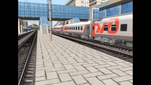 Trainz 19| Прибытие ЭП20-001 "Олимп" с поездом №20 Москва - Рост