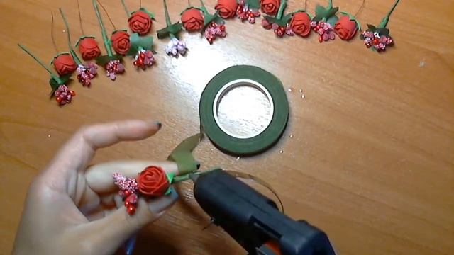 Ободок с розами из фоамирана своими руками смотреть онлайн