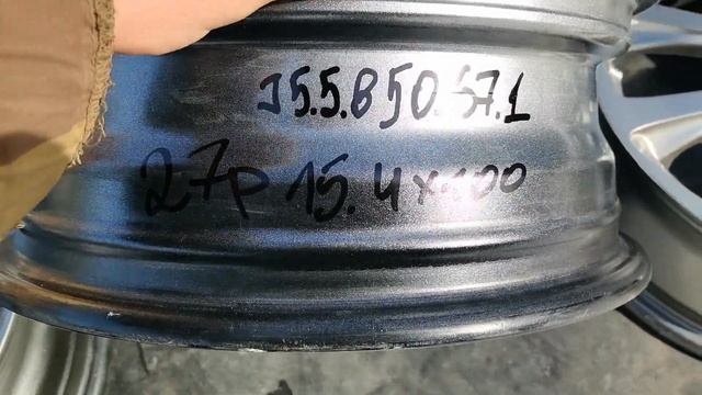 Литые диски из Японии R15 4x100 5.5J ET50 DIA67.1