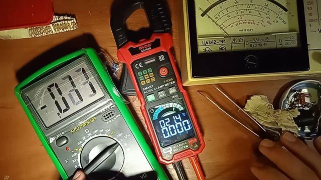 Токовые клещи GVDA GD166B измерение внутреннего сопротивл смотреть онлайн
