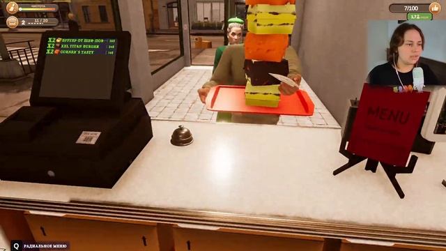 Наняли работников▐ Прохождение Corner Kitchen Fast Food Simulator #2 смотреть онлайн