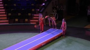 Прыжковая акробатика на дорожке