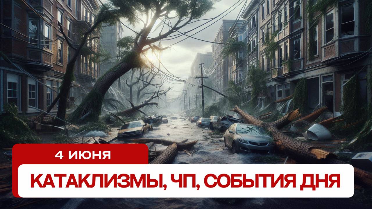 Катаклизмы за день 04.06.2025. Новости, ЧП, события дня смотреть онлайн