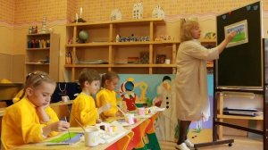 Весенний пейзаж от подготовительной группы