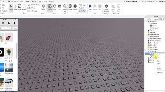 Как изменить начального персонажа в Roblox Studio смотреть онлайн