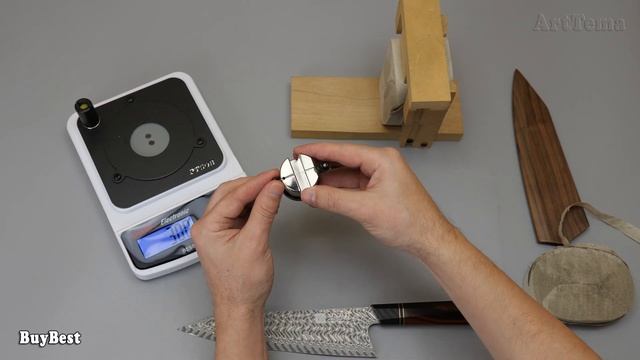 Тест шеф ножа XINZUO Zhen Series 67 Layer Damascus Steel 10Cr15CoMoV китайский