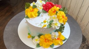 Украшаю ЛЕТНИЙ Торт!