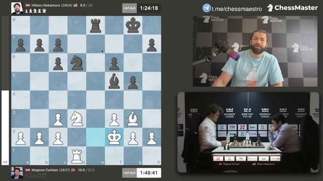 Побежал КОРОЛЕМ В АТАКУ! Гениальная защита Магнуса Карлсена смотреть онлайн