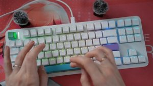 Тайпинг на клавиатуре Red Square Alumix TKL Simple на переключател