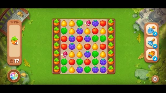 Gardenscapes level 14946 новое препятствие Морковки (Carrots) смотреть онлайн
