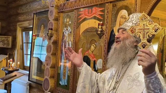 Слово митрополита Иоанна после освящения храма в п. Визимьяры смотреть онлайн