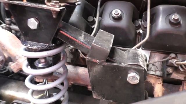 устанавливаем плавающую кабину на камаз