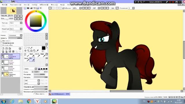 Покраска пони 