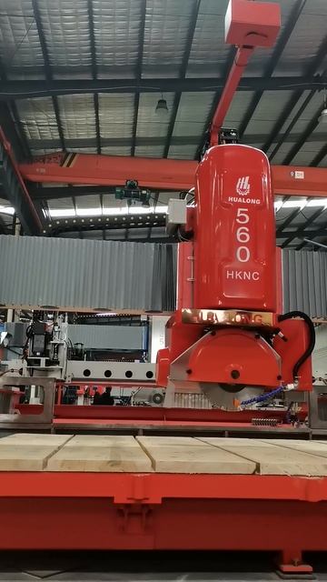 5 осевая мостовая пила + фрезеровка #stanok #stonecutting #machine #cnc смотреть онлайн
