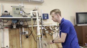 Испытание скважинного насоса TF3 BELAMOS c большим содержанием песка.