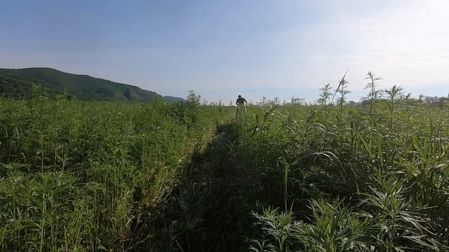 Роторная косилка на мотоблок !