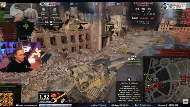 ДЖОВ ВЫТАЩИЛ ЭПИЧНЫЙ БОЙ ● Сделал 10.000 урона на FV 4005