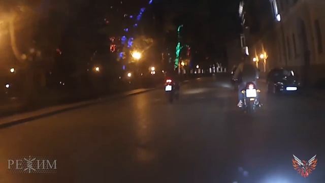 Поездка на мотоциклах по ночной Одессе. Mototrip around Odessa смотреть онлайн