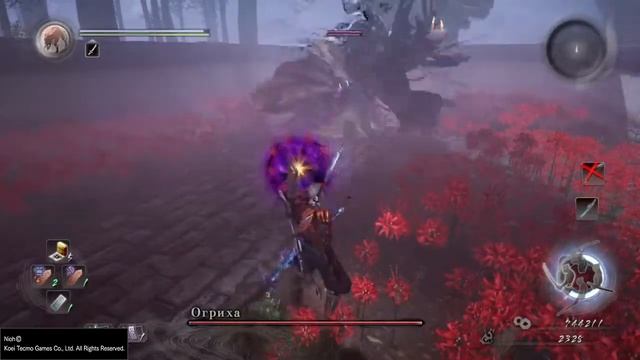 Nioh Босс - Огриха (первый трай) смотреть онлайн