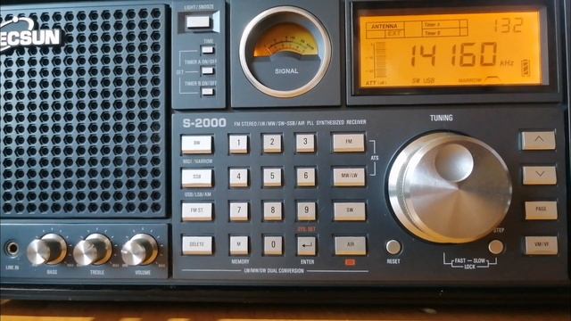 Радиолюбители на 14160 и 14226, утро 25.03.25, Tecsun S-2000 смотреть онлайн