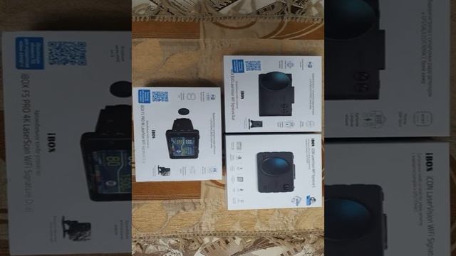 Видеорегистратор IBOX F5 PRO 4K LaserScan WiFi Signature Dual + Камера зад
