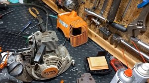 Бензокоса STIHL FS120 - давиться і глохне через 2хв