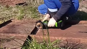 Болгарка greenworks. Первый тест.