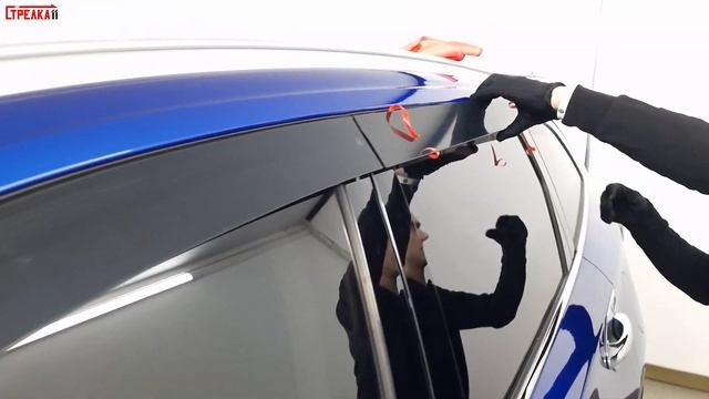 Плоские Дефлекторы 2D Haval H6 (III) 2020-2024 (Ветровики Хавал н6)