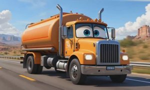 Мультик про бензовоз для детей