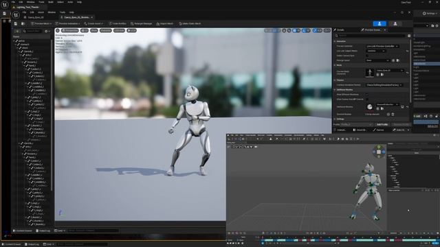 Cascadeur : Прямая трансляция анимации в Unreal Engine 5